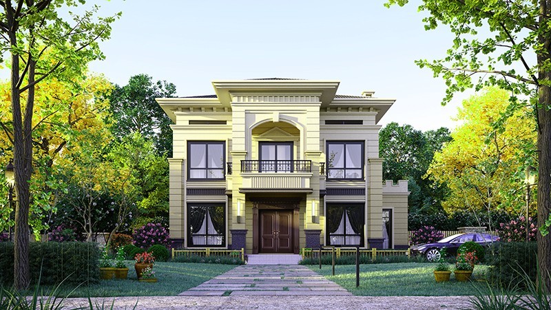 琼中中式合院住宅，开放庭院与邻里乡亲更亲近